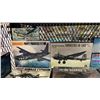 Image 6 : SHELF OF ASSORTED AIRPLANE & HELICOPTER MODEL KITS: HASEGAWA, TAMIYA, HOBBY CRAFT & MORE