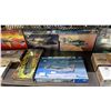 Image 3 : SHELF OF ASSORTED AIRPLANE & HELICOPTER MODEL KITS: ITALERI, REVELL, HASEGAWA & MORE