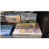 Image 4 : SHELF OF ASSORTED AIRPLANE & HELICOPTER MODEL KITS: ITALERI, REVELL, HASEGAWA & MORE