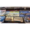 Image 3 : SHELF OF ASSORTED AIRPLANE MODEL KITS: HASEGAWA, ENTEX, ITALERI & MORE