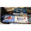 Image 5 : SHELF OF ASSORTED AIRPLANE MODEL KITS: HASEGAWA, ENTEX, ITALERI & MORE