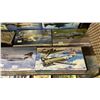 Image 7 : SHELF OF ASSORTED AIRPLANE MODEL KITS: HASEGAWA, ENTEX, ITALERI & MORE