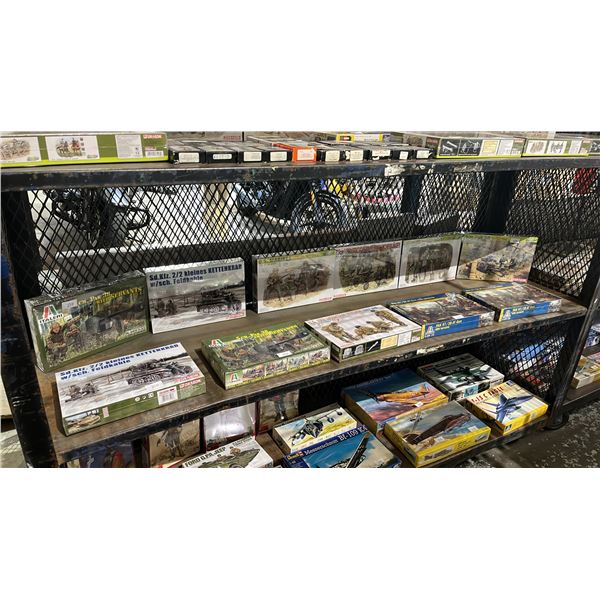 SHELF OF ASSORTED DRAGON & ITALERI FIGURE MODEL KITS: *IN SEALED BOXES*