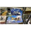 Image 4 : SHELF OF ASSORTED GROUND & AIR VEHICLE MODEL KITS: ENCORE, ZVEZDA, MPM & MAUVE