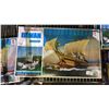 Image 2 : AIRFIX DH MOSQUITO AIRPLANE MODEL KIT & (3) GALAXY ROMAN WARSHIP "SEA WOLF" MODEL KITS
