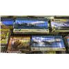 Image 4 : SHELF OF ASSORTED MODEL KITS: PLANES, MOTORYCLE, TANKS & FIGURES