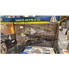 Image 4 : *SEALED BOXES* SHELF OF ASSORTED ITALERI MILITARY VEHICLE MODEL KITS