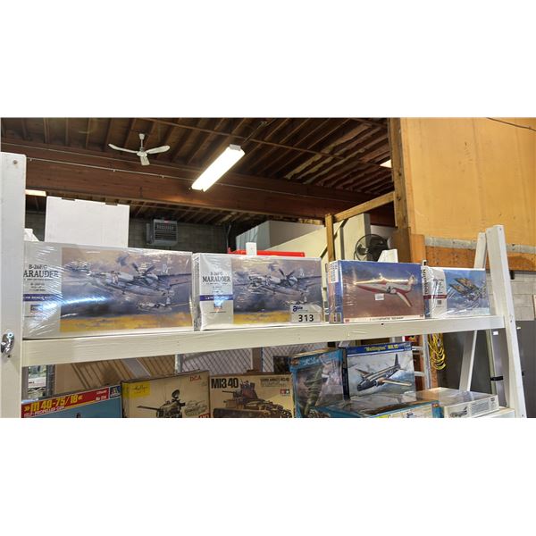 *SEALED BOXES* (4) ASSORTED HASEGAWA AIRPLANE MODEL KITS