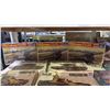 Image 2 : SHELF OF ASSORTED SHIP, AIRPLANE & GROUND VEHICLE MODEL KITS: DRAGON, HASEGAWA, TAMIYA & MORE