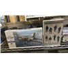 Image 6 : *SEALED BOXES* SHELF OF ASSORTED AIRPLANE & MILITARY VEHICLE MODEL KITS: HASEGAWA, DRAGON & MORE