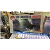Image 2 : SHELF OF ASSORTED AIRPLANE MODEL KITS & (1) HELICOPTER MODEL KIT