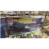 Image 4 : SHELF OF ASSORTED AIRPLANE MODEL KITS & (1) HELICOPTER MODEL KIT
