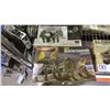 Image 4 : SHELF OF ASSORTED MODEL FIGURE KITS: ANIMALS & MILITARY FIGURES