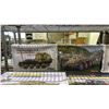 Image 2 : SHELF OF ASSORTED MILITARY VEHICLE MODEL KITS: ITALERI, SMART KIT, CYBER-HOBBY & DRAGON