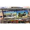 Image 5 : SHELF OF ASSORTED AIRPLANE MODEL KITS: AIRFIX, TRUMPETER & HASEGAWA