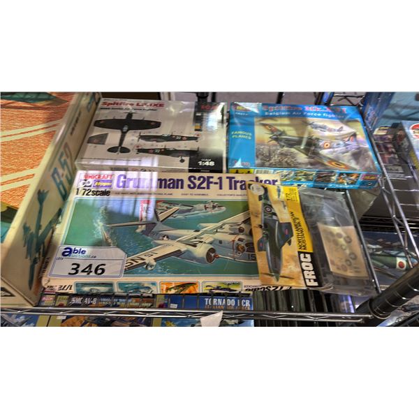 (4) ASSORTED AIRPLANE MODEL KITS