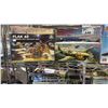 Image 5 : SHELF OF ASSORTED AIRPLANE MODEL KITS: AIRFIX, ACADEMY, HASEGAWA & ITALIERI