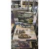 Image 4 : SHELF OF ASSORTED AIRPLANE & MILITARY VEHICLE MODEL KITS