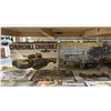 Image 2 : SHELF OF ASSORTED MILITARY VEHICLE MODEL KITS: * MOST ARE IN SEALED BOXES*