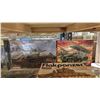 Image 3 : SHELF OF ASSORTED MILITARY VEHICLE MODEL KITS: * MOST ARE IN SEALED BOXES*
