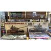 Image 2 : SHELF OF ASSORTED MODEL KITS: AIRPLANES, TANKS, MILITARY FIGURES & MORE