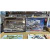 Image 4 : SHELF OF ASSORTED MODEL KITS: AIRPLANES, TANKS, MILITARY FIGURES & MORE