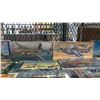 Image 3 : SHELF OF ASSORTED AIRPLANE & MILITARY VEHICLE MODEL KITS
