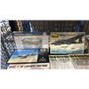Image 2 : SHELF OF ASSORTED MODEL KITS: AIRPLANES, AIRCRAFT WEAPONS, TANKS & MORE