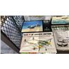 Image 5 : SHELF OF ASSORTED MODEL KITS: AIRPLANES, AIRCRAFT WEAPONS, TANKS & MORE