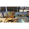 Image 3 : SHELF OF ASSORTED MODEL KITS: AIRPLANES, MILITARY VEHICLES & MILITARY FIGURES