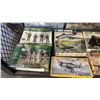 Image 5 : SHELF OF ASSORTED MODEL KITS: AIRPLANES, MILITARY VEHICLES & MILITARY FIGURES