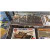 Image 2 : SHELF OF ASSORTED MODEL KITS: AIRPLANES, TANKS, OKINAWA SHURI CASTLE & MORE