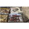 Image 4 : SHELF OF ASSORTED MODEL KITS: AIRPLANES, TANKS, OKINAWA SHURI CASTLE & MORE