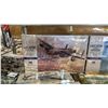 Image 2 : SHELF OF ASSORTED MODEL KITS: AIRPLANES, ERIAN CHARIOTS, BURGUNDIAN MOUNTED KNIGHTS & MORE