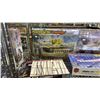 Image 2 : SHELF OF ASSORTED MODEL KITS: MILITARY VEHICLES, TELEGRAPH POLES, JUPITER C ROCKET & MORE
