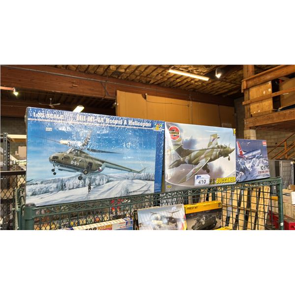 (3) ASSORTED AIRCRAFT MODEL KITS