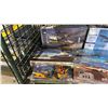 Image 2 : SHELF OF ASSORTED AIRPLANE MODEL KITS