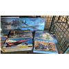 Image 4 : SHELF OF ASSORTED AIRPLANE MODEL KITS