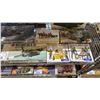 Image 5 : SHELF OF ASSORTED MODEL KITS: AIRPLANES, ANTI TANK VEHICLE, TANK, MILITARY MINIATURES & MORE