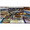 Image 3 : SHELF OF ASSORTED MODEL KITS: AIRPLANES, TANKS, MODEL HEAD SET & CTEHA WALL