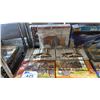 Image 2 : SHELF OF ASSORTED MODEL KITS: AIRPLANES, THATCHED COUNTRY HOUSE, VILLAGE WORKSHOP & MORE
