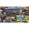 Image 2 : SHELF OF ASSORTED MODEL KITS: AIRPLANES, BRIDGE 'N TRESTLE SET & PANZERGRENADIERS ARNHEM 1944