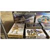 Image 2 : SHELF OF ASSORTED MODEL KITS: MILITARY VEHICLES, GERMAN STURMPIONIER, GERMAN GRENADIER & MORE