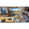 Image 3 : SHELF OF ASSORTED MODEL KITS: ANCIENT STONE FORTRESS, TANKS, AIRPLANES & MORE