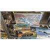Image 2 : SHELF OF ASSORTED AIRPLANE MODEL KITS