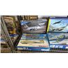 Image 2 : SHELF OF ASSORTED AIRPLANE, BOAT & OTHER MODEL KITS