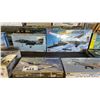 Image 3 : SHELF OF ASSORTED MODEL KITS: AIRPLANES, TANK, BOAT & MORE