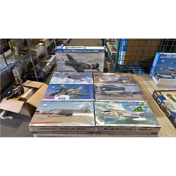 *SEALED BOXES* (7) ASSORTED AIRPLANE MODEL KITS