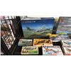 Image 2 : SHELF OF ASSORTED AIRPLANE MODEL KITS