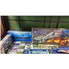 Image 3 : SHELF OF ASSORTED AIRPLANE MODEL KITS
